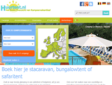 Tablet Screenshot of huurtent.nl